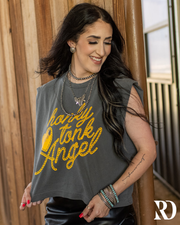 HONKY TONK ANGEL MUSCLE | TEE