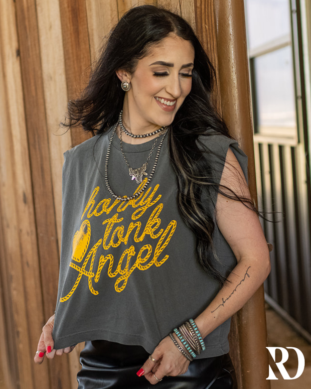 HONKY TONK ANGEL MUSCLE | TEE