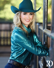 MARINE SPARKLE PERFORMANCE RODEO SHIRT