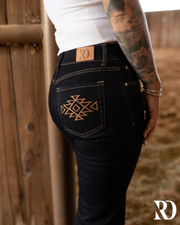 MIA TROUSER - DARK WASH