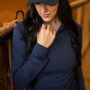 NAVY SUN SHIRT