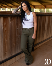 SIGNATURE TROUSER - SAGE