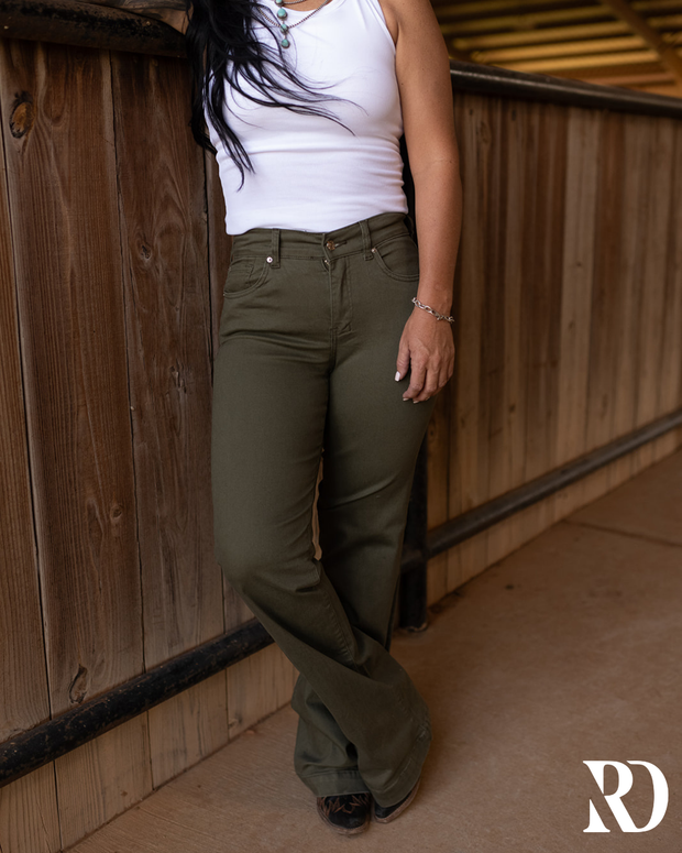 SIGNATURE TROUSER - SAGE