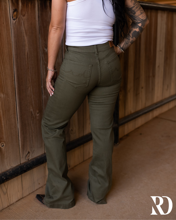 SIGNATURE TROUSER - SAGE