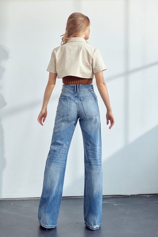 ULTRA HIGH RISE 90s FLARE JEANS