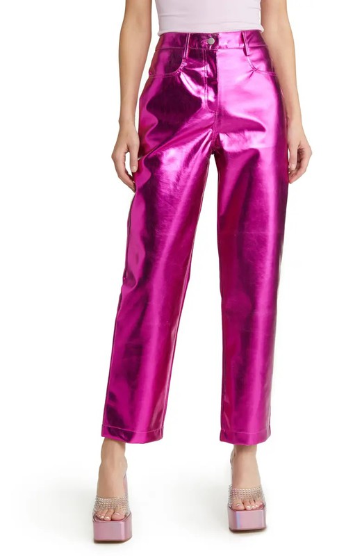 HOT PINK METALLIC TROUSER – Ranch Dress'n