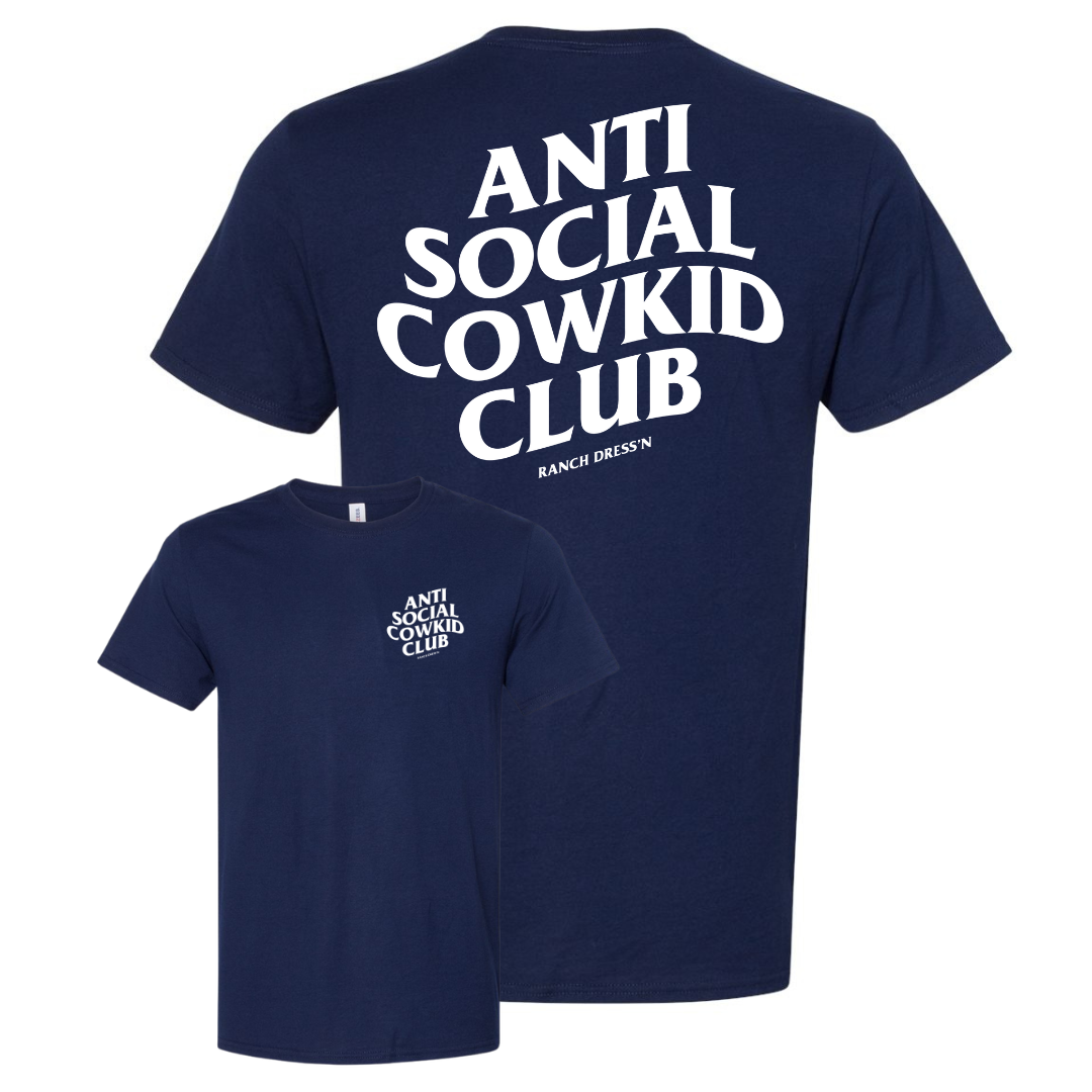 anti social social club dress Distressed Tee