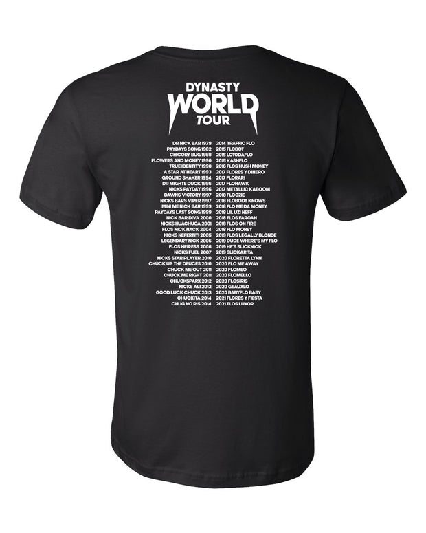 DYNASTY WORLD TOUR BLACK TEE