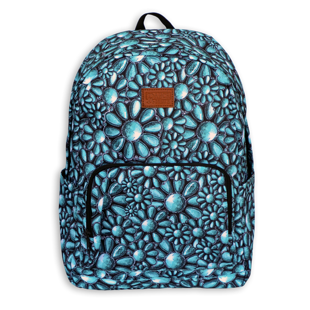 TURQUOISE BLOSSOM BACKPACK