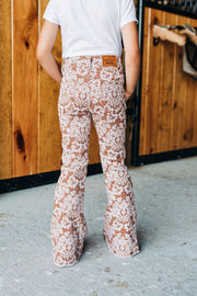 *YOUTH* WHITE LACE SUPER FLARES