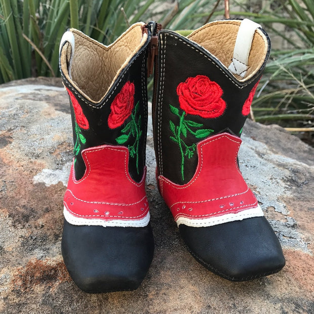 "RUBY" ROSE INFANT BOOTS
