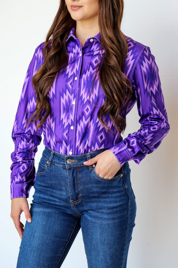 LEXIE PERFORMANCE RODEO SHIRT (ADULT)