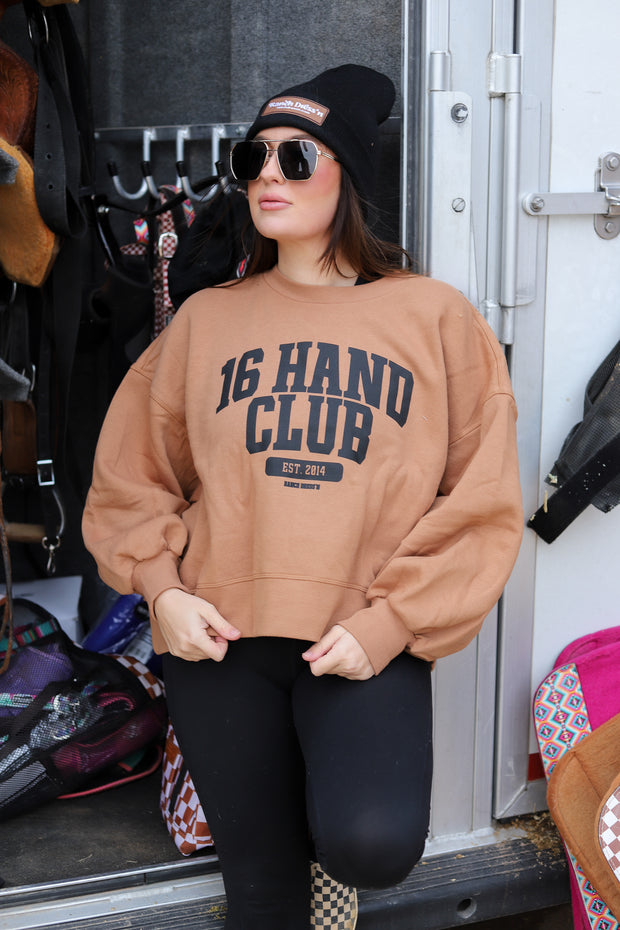 16 HAND CLUB CAMEL PULLOVER