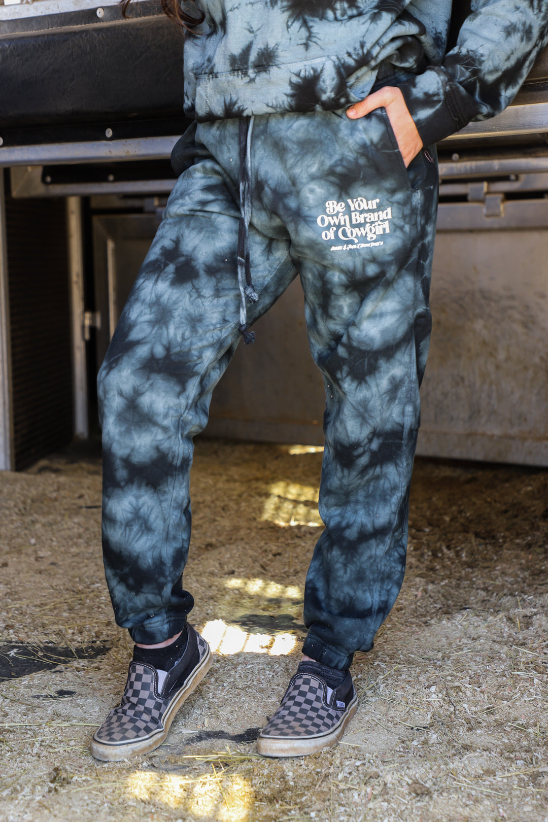 Be Your Own Brand of Cowgirl Tie Dye Joggers Large