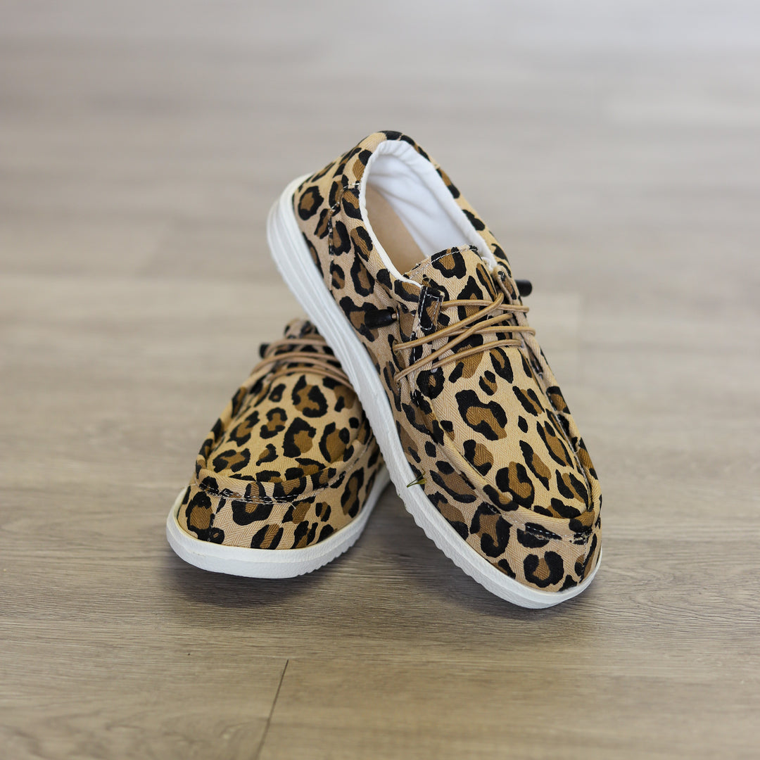 Leopard Outwoods Slip Ons 6.5