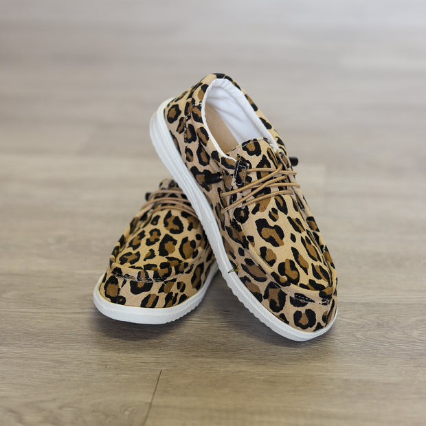 LEOPARD OUTWOODS SLIP-ONS