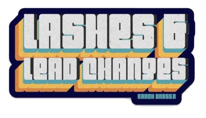 LASHES AND LEAD CHANGES STICKER